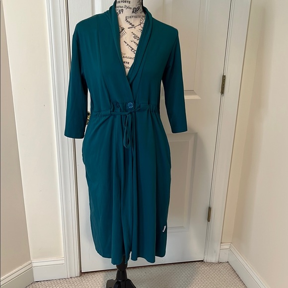 Gownies Teal Wrap Dress - Picture 1 of 4